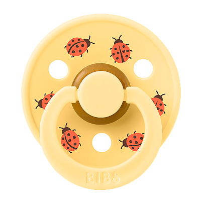 Пустышка латексная Studio Colour Ladybug Friends от 6 месяцев Pale Butter Bibs 20025310 1